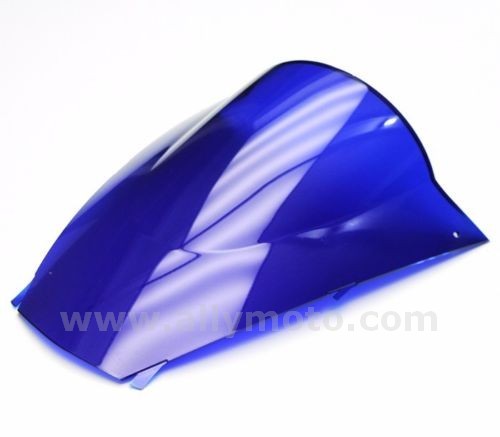 Blue ABS Windshield Windscreen For Kawasaki Ninja ZX12R 2002-2005